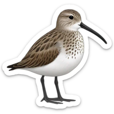 dunlin sticker
