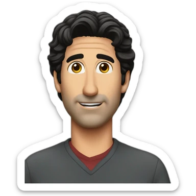 ross geller sticker