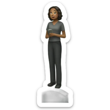 visiting a cemetery sticker