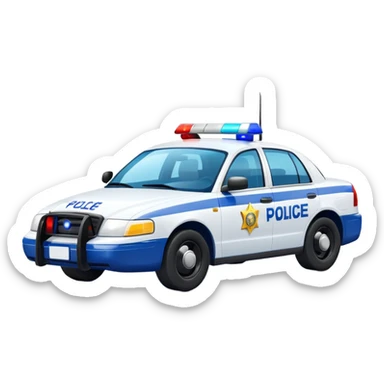 police car sticker