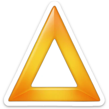 yellow-triangle-combined-with-orange-square-and-yellow-circle sticker