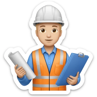 Ingeniero cuerpo completo hasta los pies  sticker