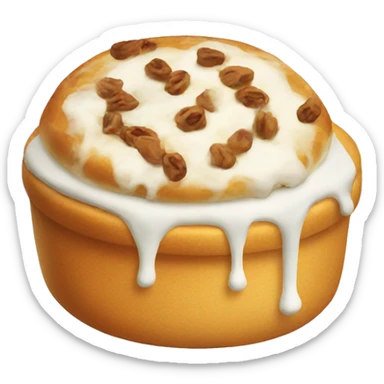 delicious food with simple background sticker