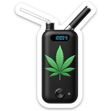 cannabis vaporizer sticker