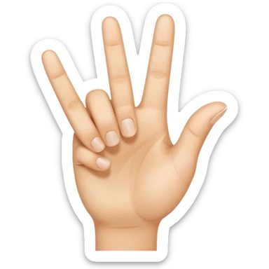 gesto de meter la nariz por los dedos mientras los dedos hacen un círculo. Así: 👌🏻 sticker