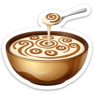 Trésor Cereal In A Bowl Of Milk sticker