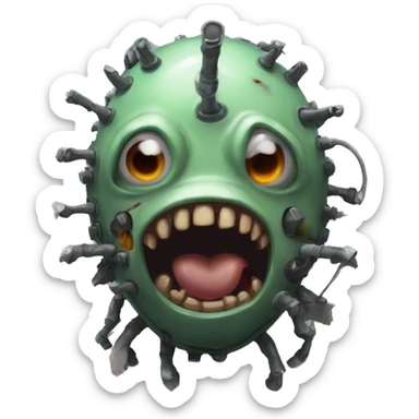 barotrauma crawler making poggers face sticker