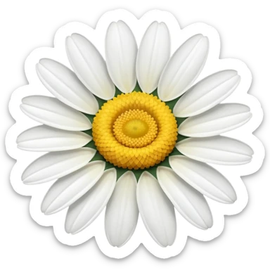 One daisy flower sticker