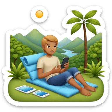 Digital Detox 📵🌿
Rationale: Signals stepping away from screens or social media, aligning with growing awareness around digital wellbeing. sticker