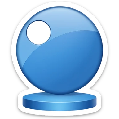 Presentation blue sticker