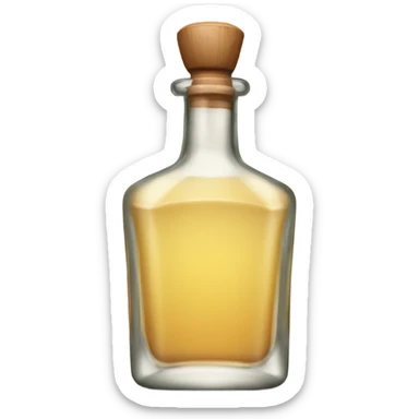 Tequila bottle sticker