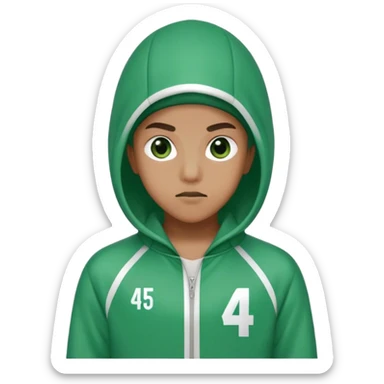 player 456 squid game sticker