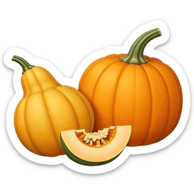 squash and pumpkin sticker