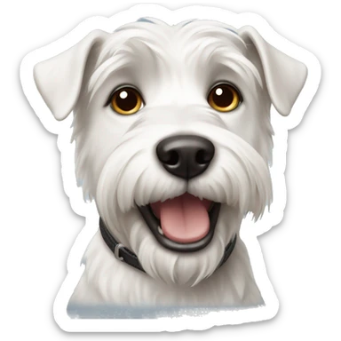 Dog west terrier  sticker