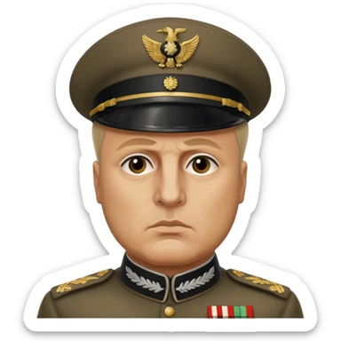 Benito Mussolini sticker