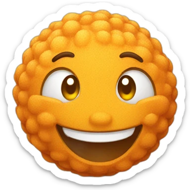 Sweet laddu laughing  sticker