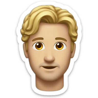 Jedus brett vor kopf sticker