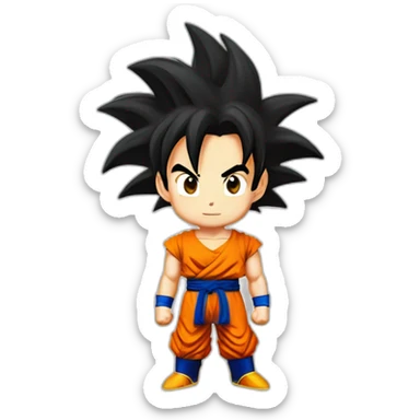 Son goku super saiyan 3 sticker