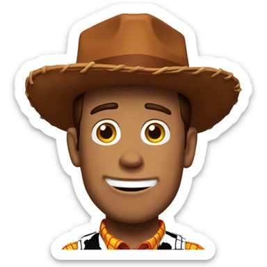 woody toy story emoji sticker
