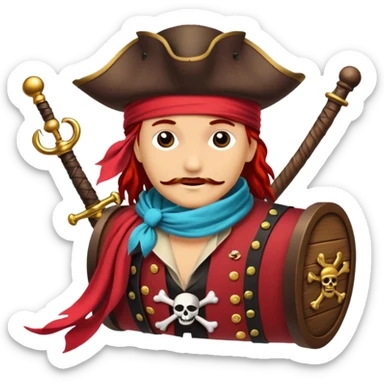 Je veux un tableau de stickers pour mon clan lak khawarizmi notre symbol est les pirat au chapeaux rouge , est un autre tableau de stickers écharpe de ton choix pour mon clan sticker
