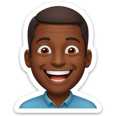 a guy from kerala laughing need his back ground sticker