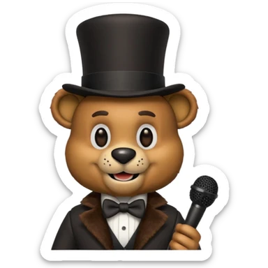 Freddy Fazbear sticker