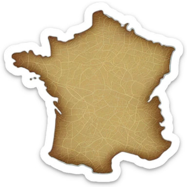 Map of france sticker