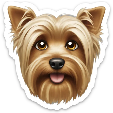 The Yorkshire Terrier dog sticker