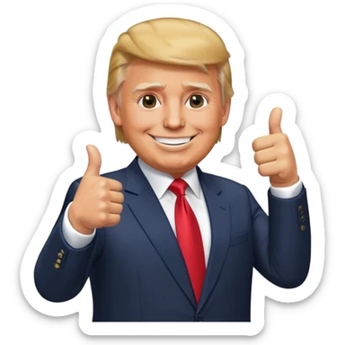 trump thank you emoji sticker