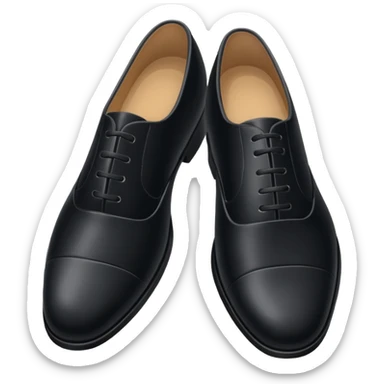  black clasic men's shoes sticker