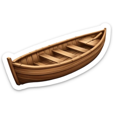 brown Boat Ride  sticker