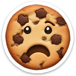 cookie with dollar sign sticker