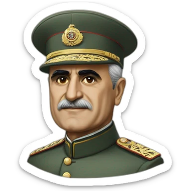 Mohammad reza shah sticker