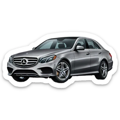 grey mercedes e class from 2016 sticker