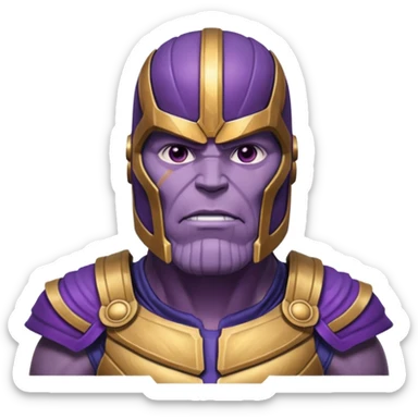 thanos vingadores sticker