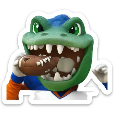 florida gators mascot sticker