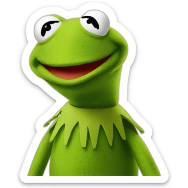 Kermit sticker
