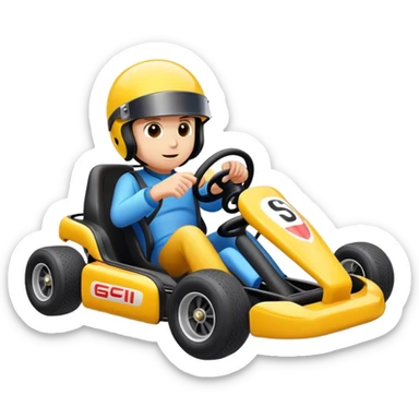 Go kart  sticker