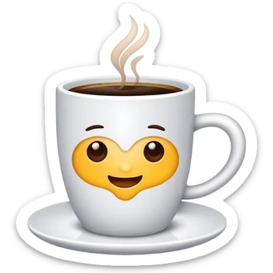Kahve sticker