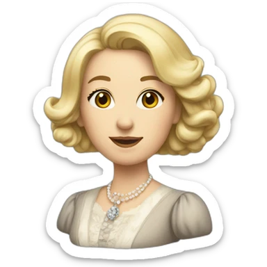 Canadian baroness from Edmonton Alberta sticker