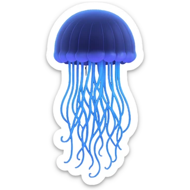 soul with the outline of a jellyfish sticker