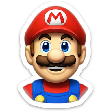 Mario mario sticker