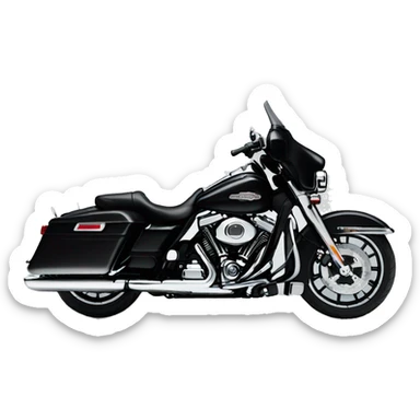 Harley-Davidson Electra Glide Classic black sticker