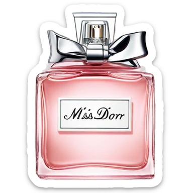 Miss dior perfume sticker