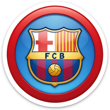 Fcb logo sticker