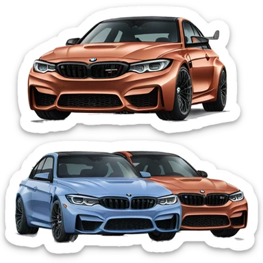 G80 BMW M3 Comp sticker
