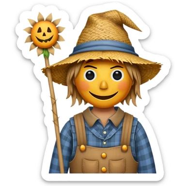 Scarecrow sticker