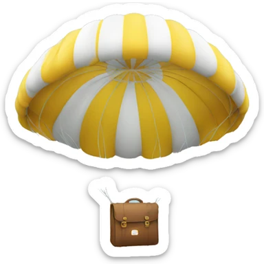 Parachuting from plane sticker