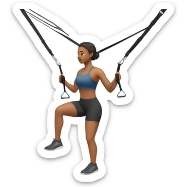 TRX training  sticker