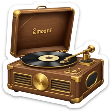 record playergramaphone sticker
